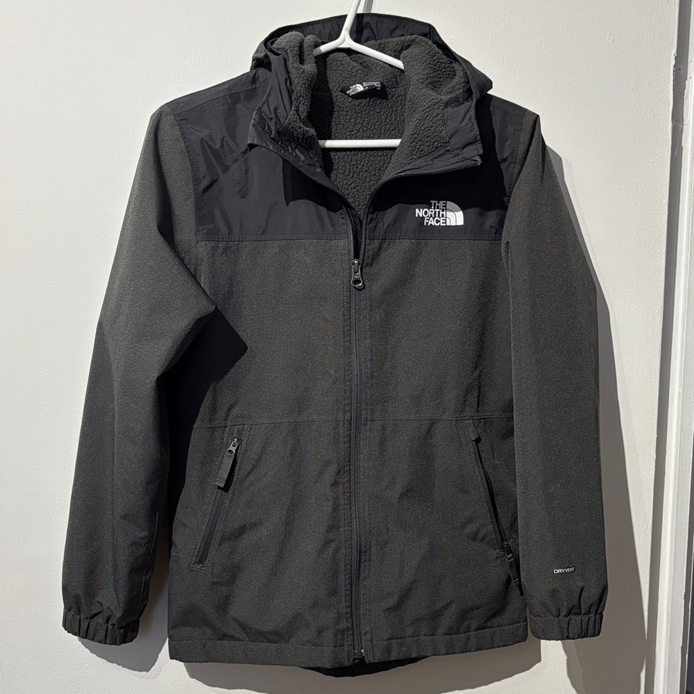 The North Face Charcoal Gray Hooded Jacket